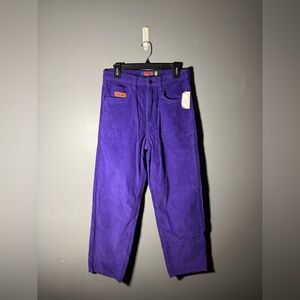Empyre Baggy Loose Fit Purple Corduroy Skater Pants Size 28